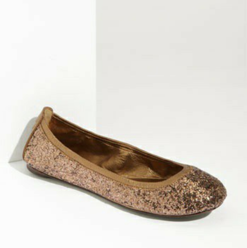Tory Burch sparkle ballet flats